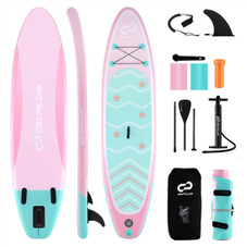 10- or 11-Foot Inflatable Stand-Up Paddle Board with Paddle product image 10- or 11-Foot Inflatable Stand-Up Paddle Board with Paddle product image