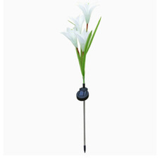 Solar Powered Garden Flowers with Lights (4-Pack) product image