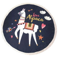 Round 61" Diameter Fringed Beach Towels product image