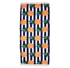Flamingo or Pineapple Fringed Beach Towel product image