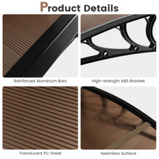 80'' x 40'' Outdoor Patio Awning product image