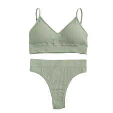 Talmont Seamless Ribbed Bra & Panty Set product image