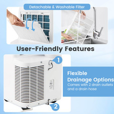 14000 BTU Inverter Portable Air Conditioner with APP Voice and Remote product image