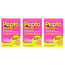 Pepto Bismol Chewables, 48 ct (3-Pack) product image