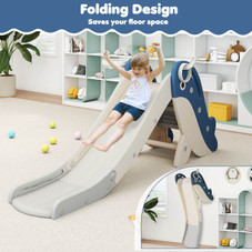 4-in-1 Toddler Slide Playground with Basketball and Rings product image  4-in-1 Toddler Slide Playground with Basketball and Rings product image