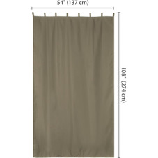 54"x108" Outdoor Tab Top Curtain Panel  product image