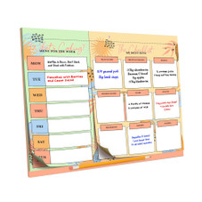 Easy Tear-off Meal & Shopping Planner with Magnetic or Wall Mount product image
