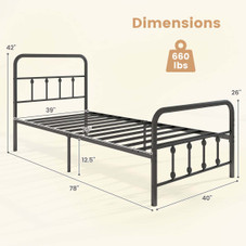 Bed Frame with Headboard and Storage product image