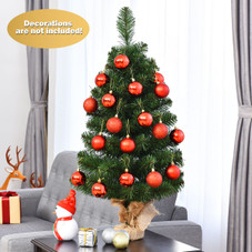 3Ft Artificial Christmas Tree with Burlap Base product image