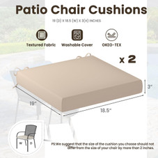 Outdoor Chair Cushions for Patio Furniture (Set of 2 or 4) product image