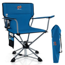 360° Swivel Hunting Chair with Mesh Cup Holder and Storage Pockets product image