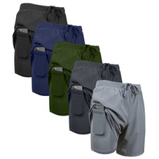 Men’s 2-in-1 Stretch Running Shorts with Liner (4-Pack) product image