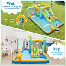 Kids Inflatable Water Slide Bounce House with Blower product image