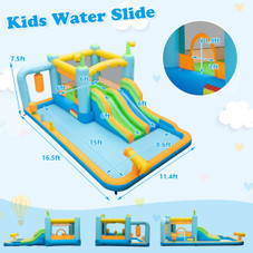 Kids Inflatable Water Slide Bounce House with Blower product image