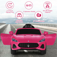 12V Kids' Maserati GranCabrio Licensed Ride-On Car with Remote Control product image