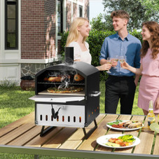 16" Outdoor Pizza Oven with Stone Peel and Grill Racks product image
