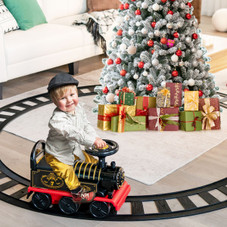 6V Electric Kids' Ride-On Motorized Train Toy with Tracks product image