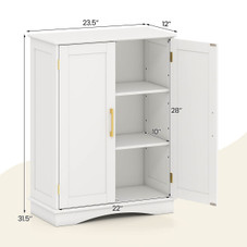 Modern  Storage Cabinet with Adjustable Shelves product image Modern  Storage Cabinet with Adjustable Shelves product image