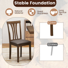 Rubber Wood Dining Chairs  (Set of 2 or 4) product image
