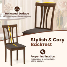 Rubber Wood Dining Chairs  (Set of 2 or 4) product image