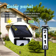 Solar Lighted House Address Sign product image