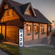 Solar Lighted House Address Sign product image