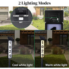 Solar Lighted House Address Sign product image