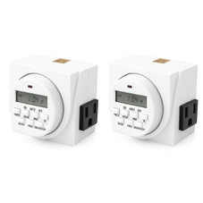 UltraGrow 120V Digital Programmable 7-Day Timer (2-Pack) product image