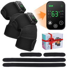 Cordless Knee Massager Heat Vibration Knee Heating Pad Electric Massage-Black 2 Pack product image Cordless Knee Massager Heat Vibration Knee Heating Pad Electric Massage-Black 2 Pack product image