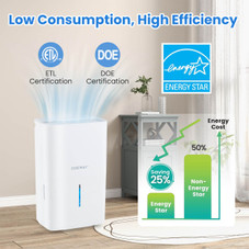 Energy Star Dehumidifier with 2 Modes and 3 Fan Speeds product image