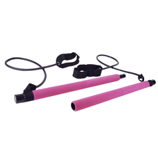 Portable Pilates Exercise Bar with Resistance Band Loops product image