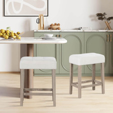 Counter Height Bar Stools with Rubber Wood Legs (2- or 4-Pack) product image Counter Height Bar Stools with Rubber Wood Legs (2- or 4-Pack) product image