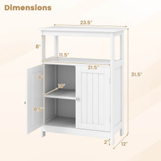 Freestanding Bathroom Floor Storage Organizer product image