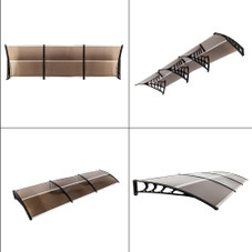 9.8' x 3.1'  or 6.6' x 3.1' Bracket Door & Window Awning product image