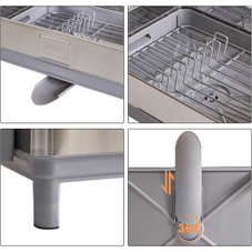Stainless Steel Dish Drying Rack product image Stainless Steel Dish Drying Rack product image
