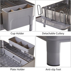 Stainless Steel Dish Drying Rack product image Stainless Steel Dish Drying Rack product image