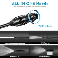 Greener Electric Pressure Washer, 3800 PSI with 50-foot Hose and Soap Cannon product image