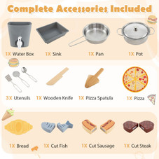 3-Piece Outdoor Wooden Kitchen Playset product image