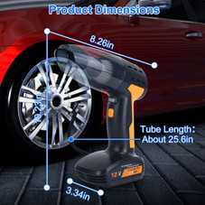Cordless Car Vacuum Cleaner and Inflator product image