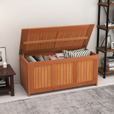 58-Gallon Wood Deck Box with Flip Top Lid product image