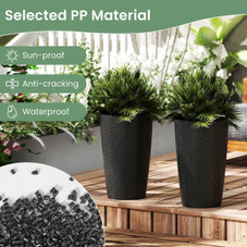 21" Tall Plastic Planters (Set of 2) product image