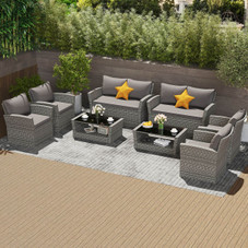 8-Piece Patio Furniture Set with 4 Chairs product image