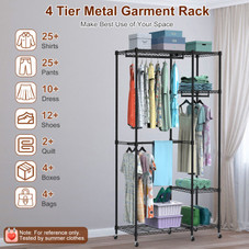 NewHome 4-Tier Heavy Duty Garment Rack product image