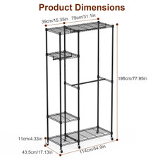 NewHome 4-Tier Heavy Duty Garment Rack product image