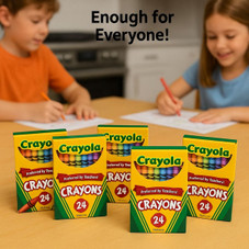 Crayola Crayons, 24 Count (5-Pack) product image