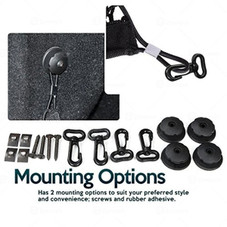 Zone Tech Large Black Mesh Pocket Trunk Cargo Organizer product image