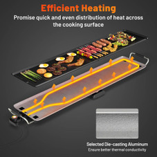 Electric Teppanyaki Grill with Adjustable Temperature product image Electric Teppanyaki Grill with Adjustable Temperature product image