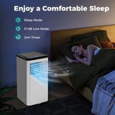 8000/10000 BTU Portable Air Conditioner with Fan and Dehumidifier product image