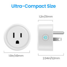 Smart Mini Wi-Fi Plug (4-Pack) product image Smart Mini Wi-Fi Plug (4-Pack) product image