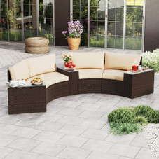5-Piece Patio Furniture Set with Side Tables  product image